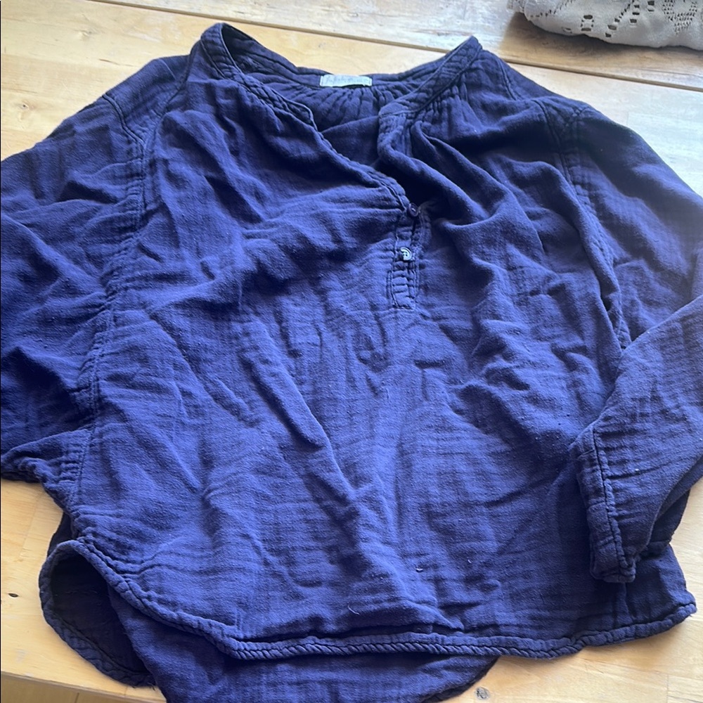 Free People purple  Tunic Top